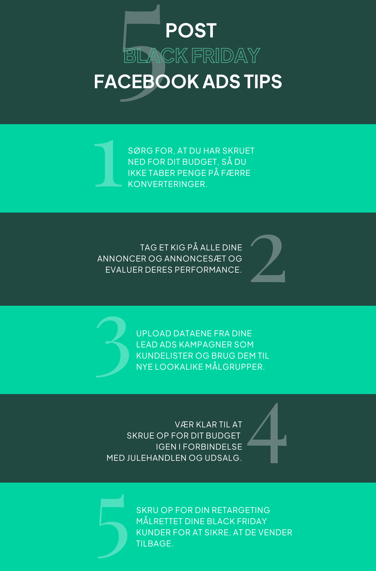 Facebook post black friday tips