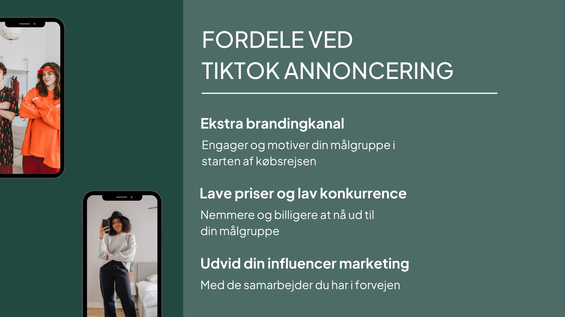 fordele ved tiktok annoncering